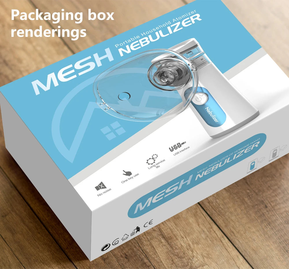 KIUZOU Mesh Nebulizer المحمول 🌬️ جهاز
حل سريع وفعال لتخفيف أعراض الربو والحساسية والتنفس الصعب للأطفال والكبار 💙

🔇 تشغيل هادئ جد