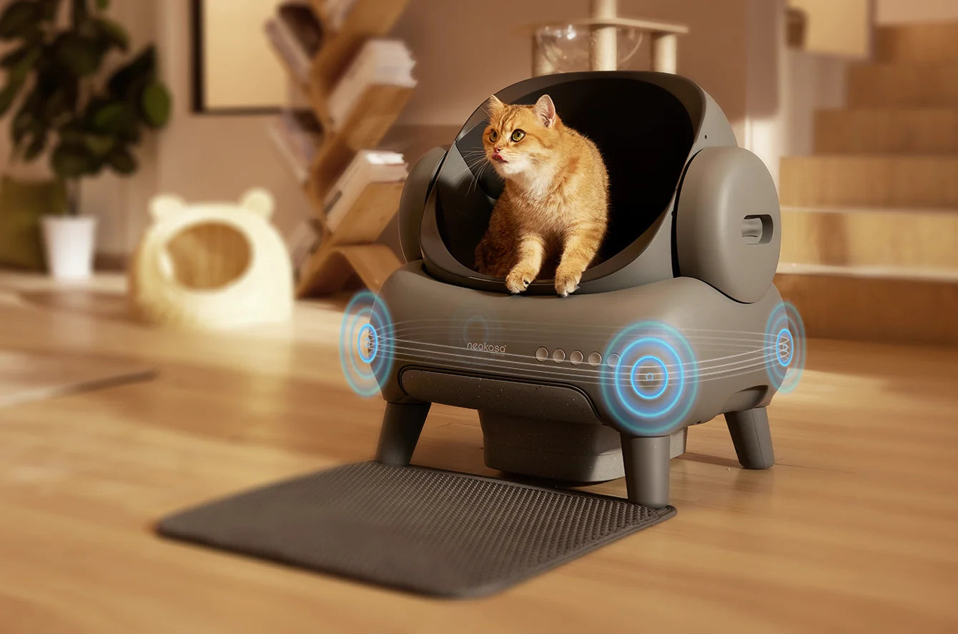 Neakasa M1 Self-Cleaning Cat Litter Box – راحة كاملة لك ونظافة ذكية لقطتك بدون مجهود! 🐱✨