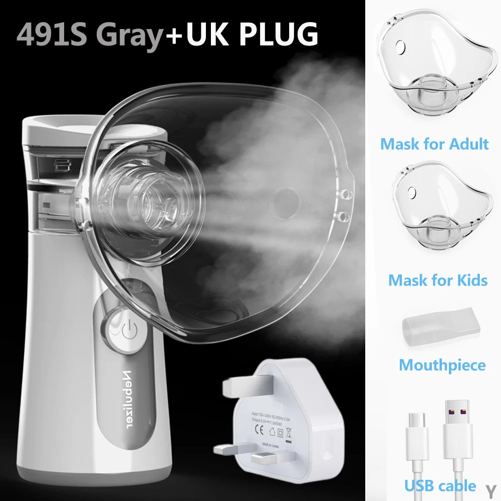 KIUZOU Mesh Nebulizer المحمول 🌬️ جهاز
حل سريع وفعال لتخفيف أعراض الربو والحساسية والتنفس الصعب للأطفال والكبار 💙

🔇 تشغيل هادئ جد