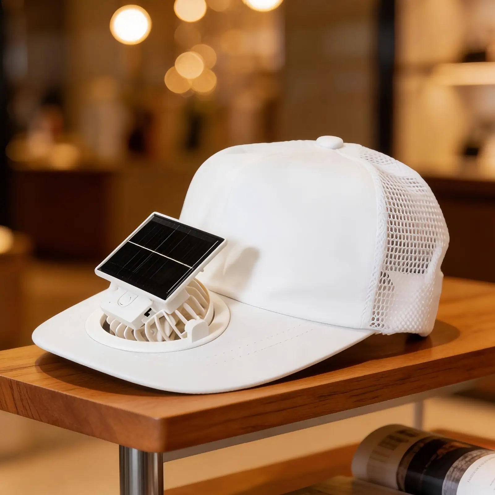 🧢☀️ Beat The Heat Anywhere!Solar Cooling Fan Hat with UV Protection ❄️