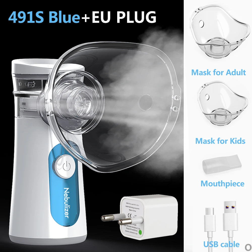KIUZOU Mesh Nebulizer المحمول 🌬️ جهاز
حل سريع وفعال لتخفيف أعراض الربو والحساسية والتنفس الصعب للأطفال والكبار 💙

🔇 تشغيل هادئ جد