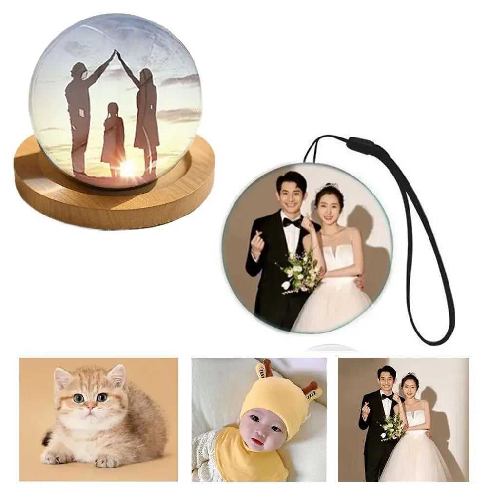 3D Crystal Ball Digital Video Photo  Hallowen Gift Christmas Gift