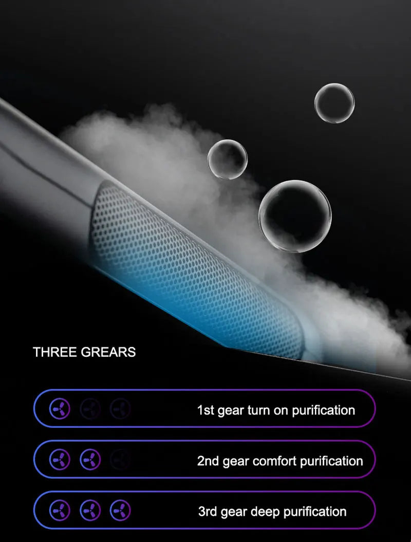 Breathe Fresh Anywhere 🌿 Portable Wireless HEPA Air Purifier for Car & Home