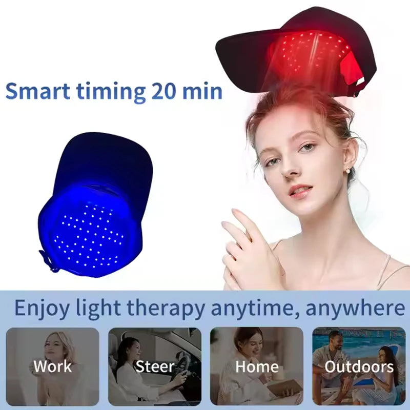 🔴 Red Light Therapy Cap for Thicker, Healthier Hair
