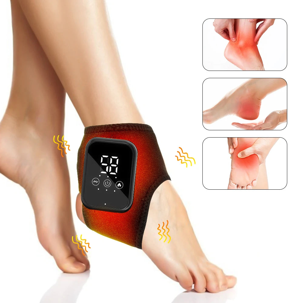 Smart Heated Ankle Massager & Support ✨