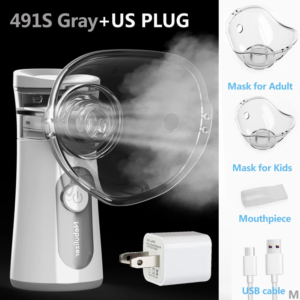 KIUZOU Mesh Nebulizer المحمول 🌬️ جهاز
حل سريع وفعال لتخفيف أعراض الربو والحساسية والتنفس الصعب للأطفال والكبار 💙

🔇 تشغيل هادئ جد