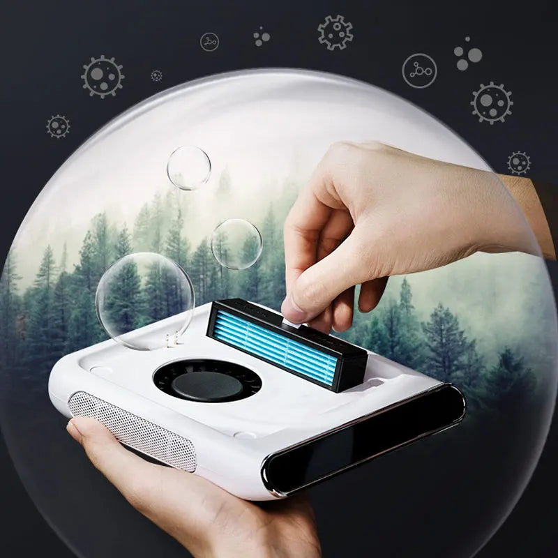 Breathe Fresh Anywhere 🌿 Portable Wireless HEPA Air Purifier for Car & Home