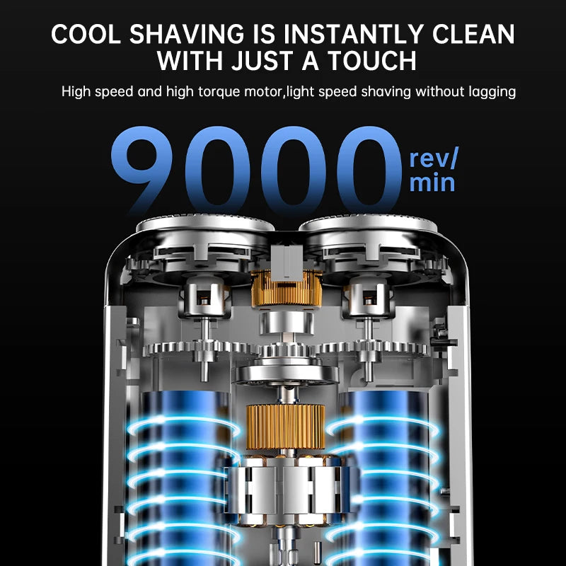 Mini Shaver  High-Speed Precision & Waterproof Power for Smooth Grooming Anywhere 🔥💈