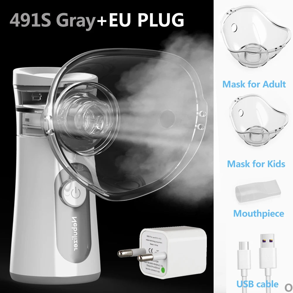 KIUZOU Mesh Nebulizer المحمول 🌬️ جهاز
حل سريع وفعال لتخفيف أعراض الربو والحساسية والتنفس الصعب للأطفال والكبار 💙

🔇 تشغيل هادئ جد