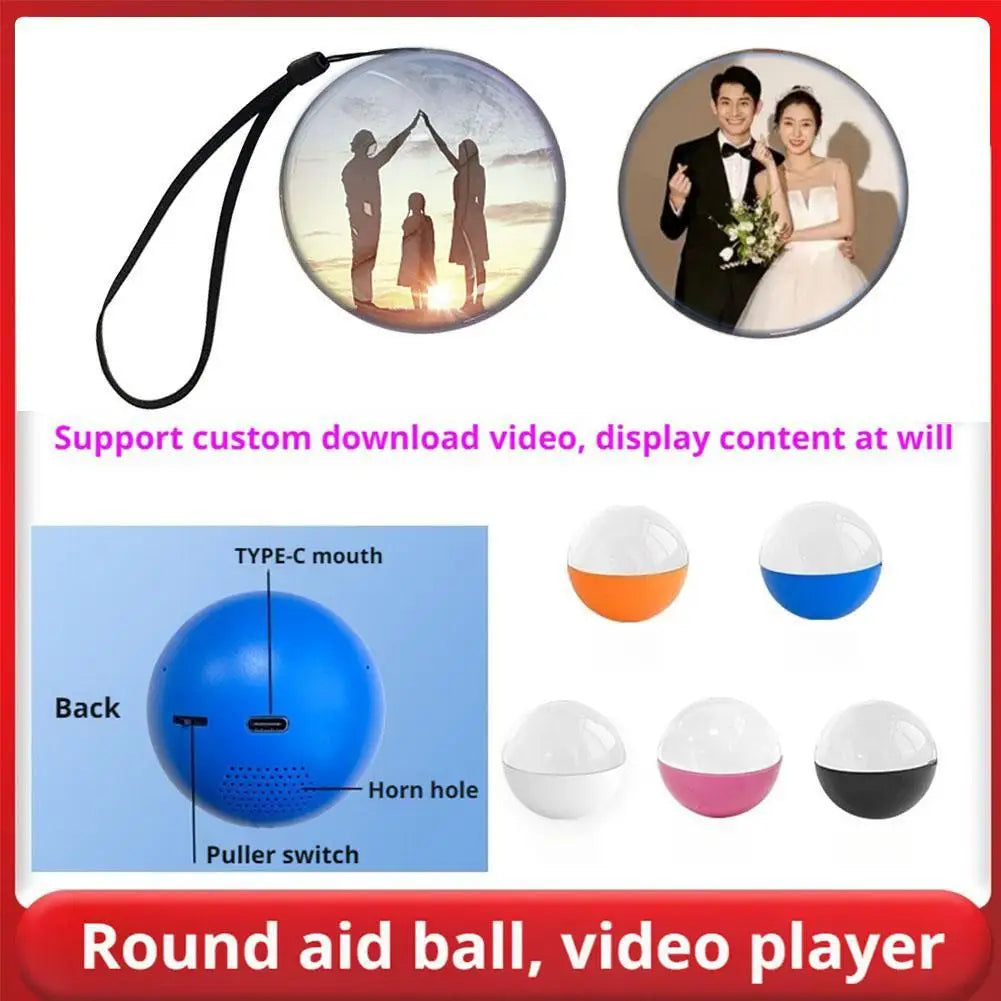 3D Crystal Ball Digital Video Photo  Hallowen Gift Christmas Gift