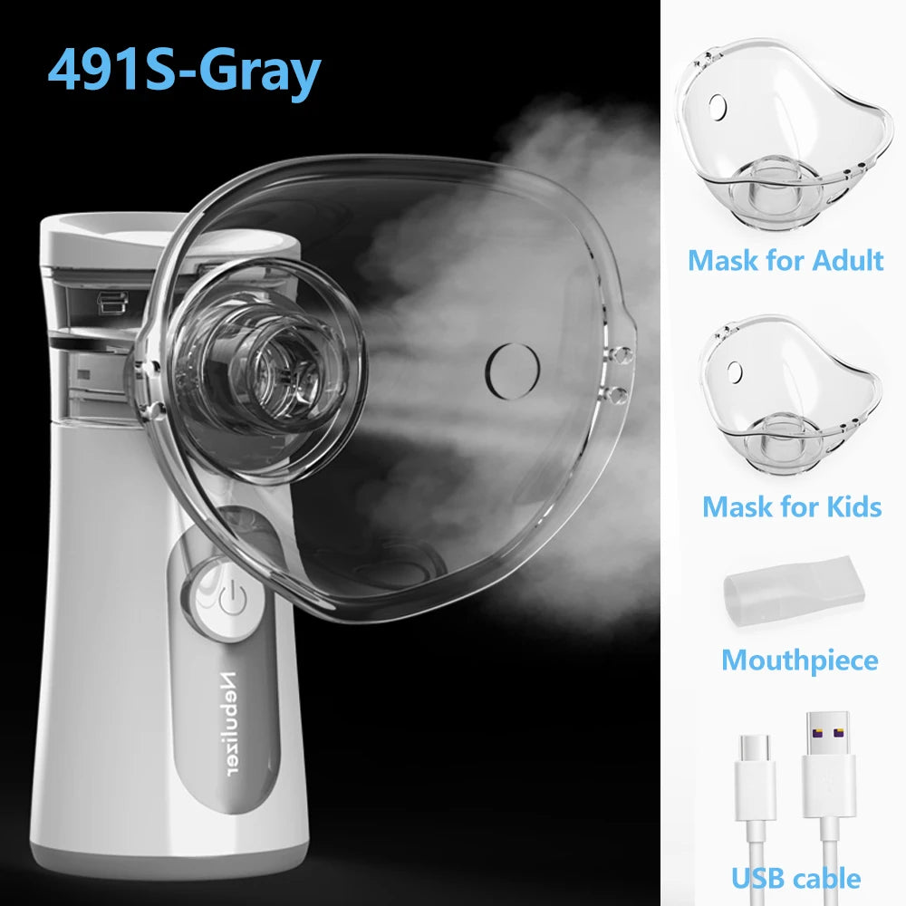 KIUZOU Mesh Nebulizer المحمول 🌬️ جهاز
حل سريع وفعال لتخفيف أعراض الربو والحساسية والتنفس الصعب للأطفال والكبار 💙

🔇 تشغيل هادئ جد